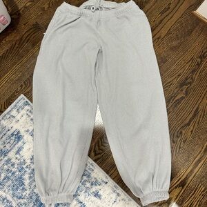 Hollister Grey Waffle Pants